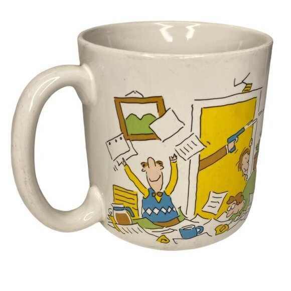 Vintage Coffee Mug Cup American Greetings Stoneware All Is Not Lost Office - Picture 2 of 8